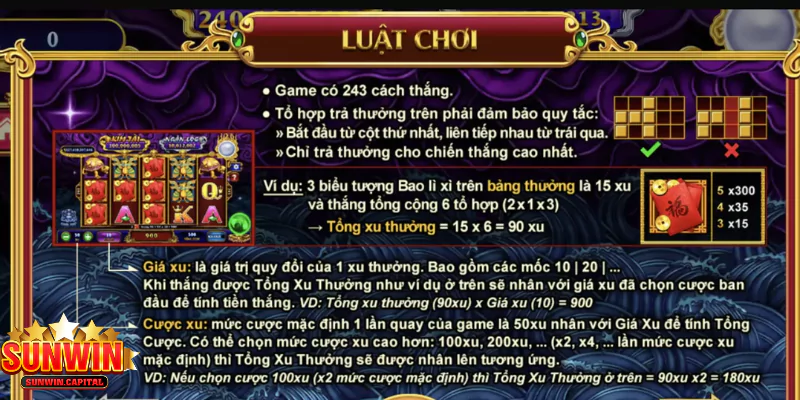 Luật chơi kho tàng ngũ long chi tiết nhất